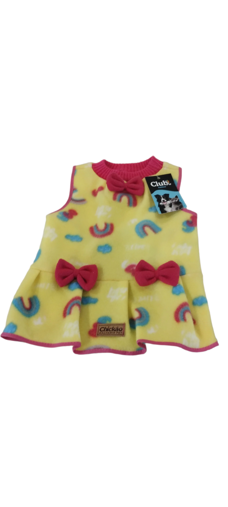 Vestido Soft Estampado com Lacinho Club Pet