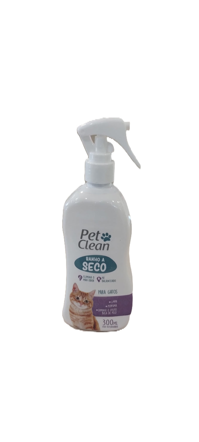 Banho a Seco Spray Pet Clean 300 ml para Gatos