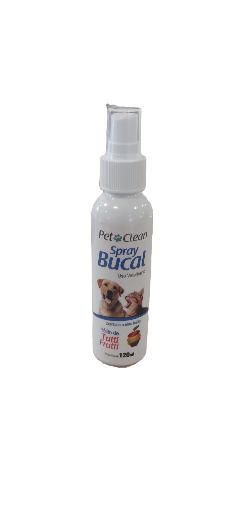 Spray Bucal Mau Hálito Para Cachorro Gato Pet Clean 120 ml